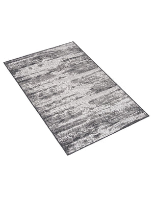 Charcoal 4' 1 x 6' 1 Outdoor Modern Rectangle Area Rug Weather Resistant for Patio, Deck, Terrace, Balcony, Porch 100% Polypropylene Modern Outside Carpet for Sale at Rug Engine