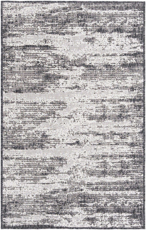 Charcoal 3' 1 x 5' 3 Outdoor Modern Rectangle Rug