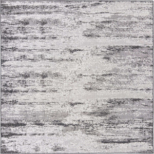 Charcoal 10' x 10' Outdoor Modern Square Area Rug Weather Resistant for Patio, Deck, Terrace, Balcony, Porch 100% Polypropylene Modern Outside Carpet for Sale at Rug Engine