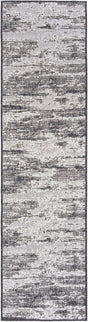 Charcoal 2' x 8' Outdoor Modern Runner Area Rug Weather Resistant for Patio, Deck, Terrace, Balcony, Porch 100% Polypropylene Modern Outside Carpet for Sale at Rug Engine