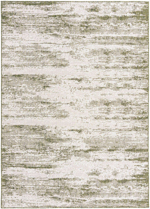 Green 8' x 11' Outdoor Modern Rectangle Rug