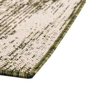 Green 5' 3 x 8' Outdoor Modern Rectangle Area Rug Weather Resistant for Patio, Deck, Terrace, Balcony, Porch 100% Polypropylene Modern Outside Carpet for Sale at Rug Engine