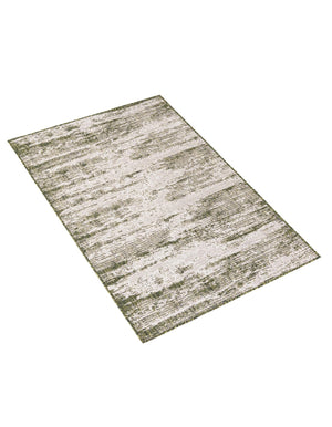 Green 4' 1 x 6' 1 Outdoor Modern Rectangle Area Rug Weather Resistant for Patio, Deck, Terrace, Balcony, Porch 100% Polypropylene Modern Outside Carpet for Sale at Rug Engine