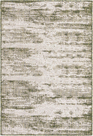 Green 4' 1 x 6' 1 Outdoor Modern Rectangle Area Rug Weather Resistant for Patio, Deck, Terrace, Balcony, Porch 100% Polypropylene Modern Outside Carpet for Sale at Rug Engine