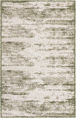 Green 3' 1 x 5' 3 Outdoor Modern Rectangle Rug