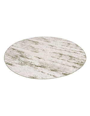 Green 10' x 10' Outdoor Modern Round Area Rug Weather Resistant for Patio, Deck, Terrace, Balcony, Porch 100% Polypropylene Modern Outside Carpet for Sale at Rug Engine