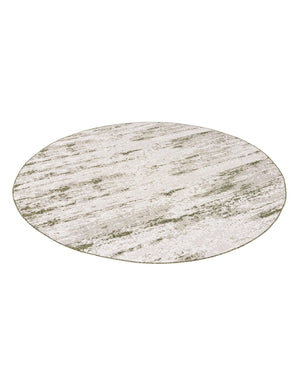 Green 10' x 10' Outdoor Modern Round Area Rug Weather Resistant for Patio, Deck, Terrace, Balcony, Porch 100% Polypropylene Modern Outside Carpet for Sale at Rug Engine