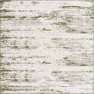 Green 10' x 10' Outdoor Modern Square Area Rug Weather Resistant for Patio, Deck, Terrace, Balcony, Porch 100% Polypropylene Modern Outside Carpet for Sale at Rug Engine