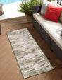 Green 2' x 8' Outdoor Modern Runner Area Rug Weather Resistant for Patio, Deck, Terrace, Balcony, Porch 100% Polypropylene Modern Outside Carpet for Sale at Rug Engine