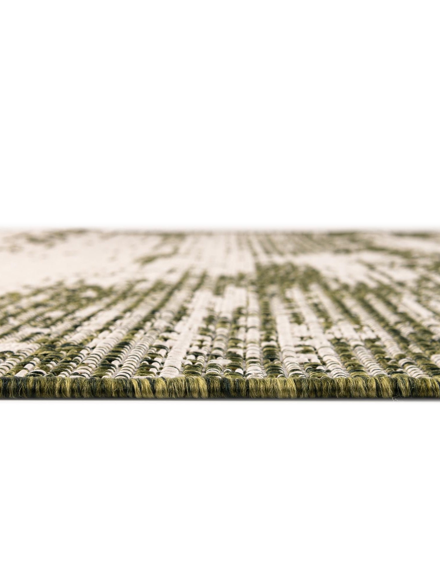 Green 2' 7 x 10' Outdoor Modern Runner Area Rug Weather Resistant for Patio, Deck, Terrace, Balcony, Porch 100% Polypropylene Modern Outside Carpet for Sale at Rug Engine