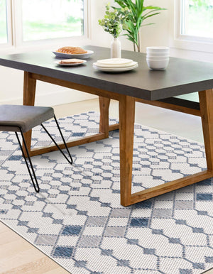 Ivory 2' x 3' 1 Outdoor Trellis Rectangle Rug