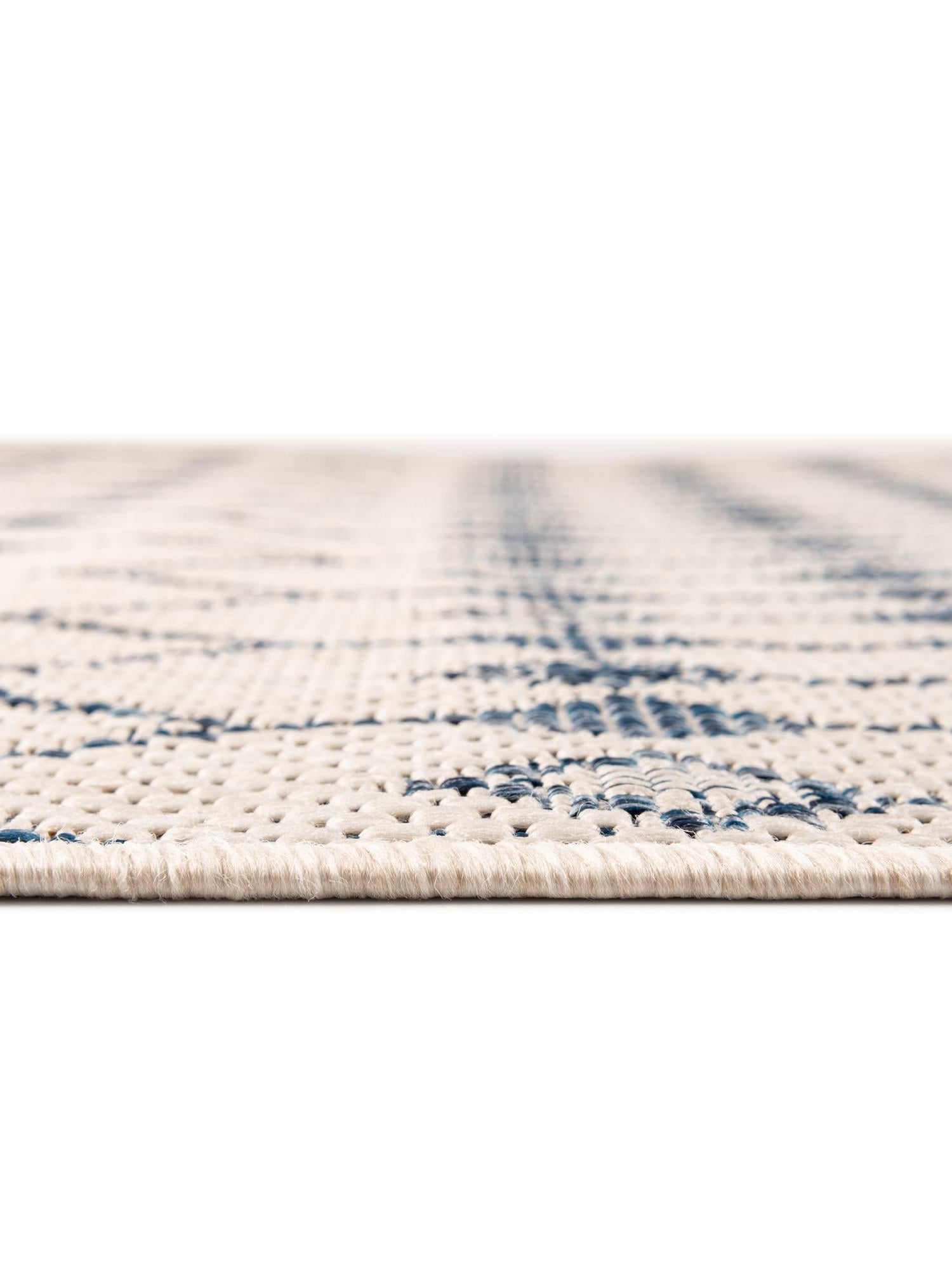 Ivory 9' x 12' Outdoor Trellis Rectangle Area Rug Weather Resistant for Patio, Deck, Terrace, Balcony, Porch Geometric Design Water Safe Outside Carpet for Sale at Rug Engine