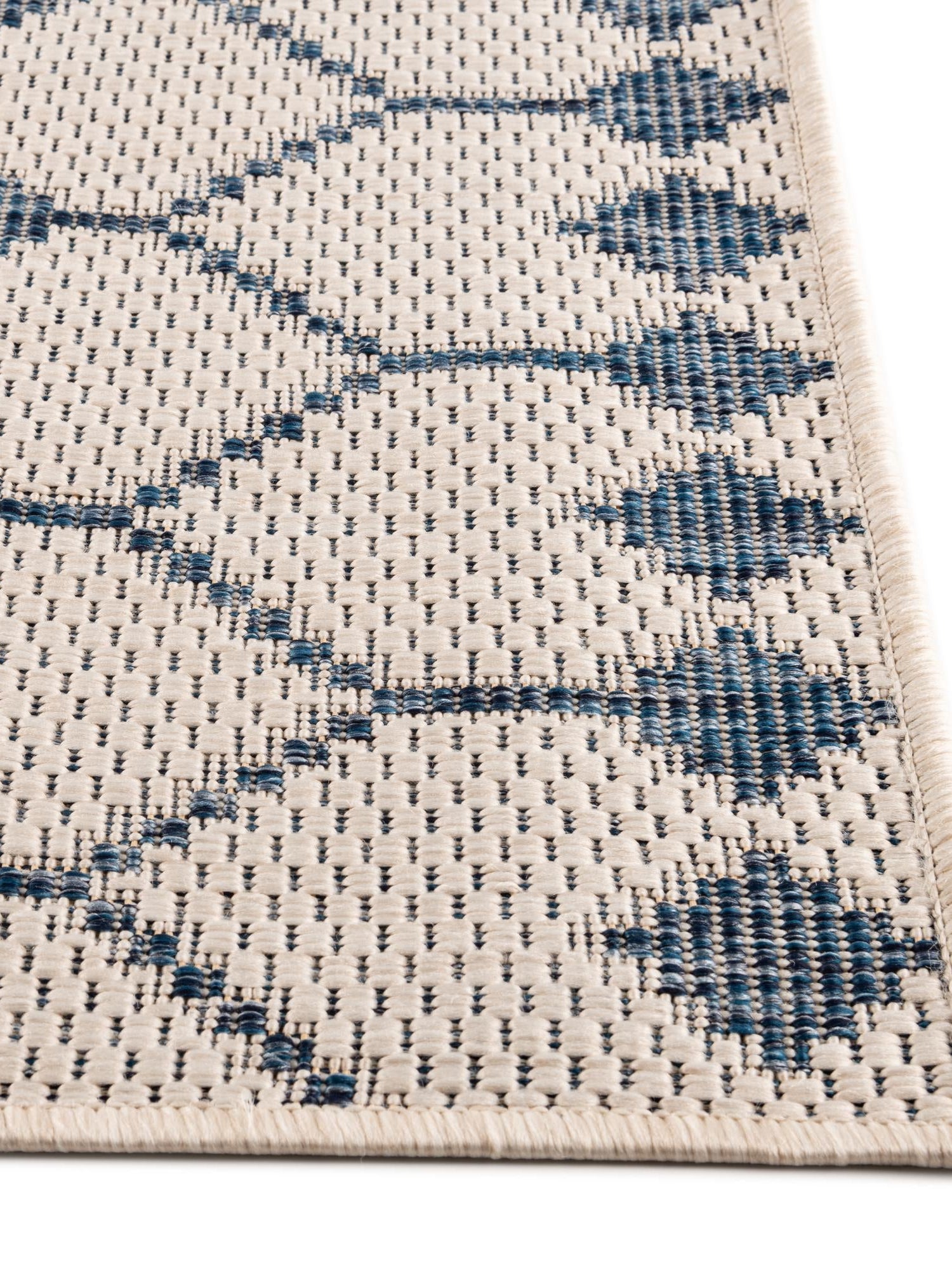 Ivory 4' 1 x 6' 1 Outdoor Trellis Rectangle Area Rug Weather Resistant for Patio, Deck, Terrace, Balcony, Porch Geometric Design Water Safe Outside Carpet for Sale at Rug Engine