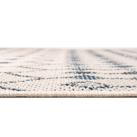 Ivory 2' 7 x 10' Outdoor Trellis Runner Area Rug Weather Resistant for Patio, Deck, Terrace, Balcony, Porch Geometric Design Water Safe Outside Carpet for Sale at Rug Engine