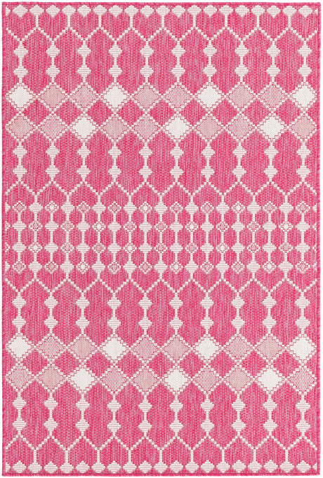 Magenta 4' 1 x 6' 1 Outdoor Trellis Rectangle Rug