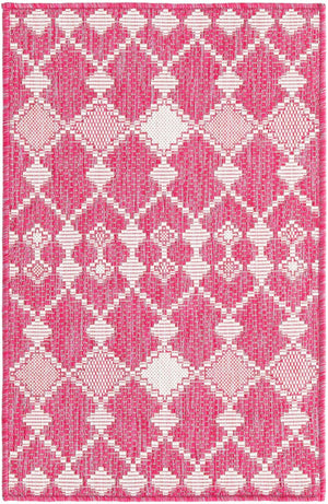 Magenta 2' x 3' 1 Outdoor Trellis Rectangle Rug