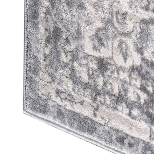 Gray 4' x 4' Aberdeen Octagon Area Rug 60% Polypropylene & 40% Polyester Living Dining Office Room Carpet for Sale at Rug Engine