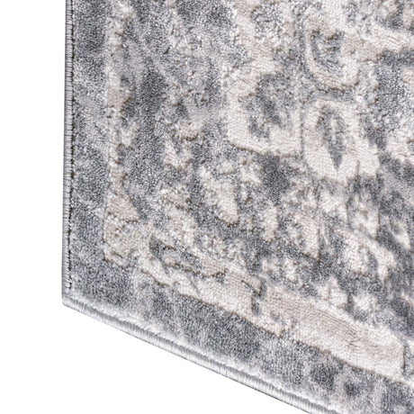 Gray 4' x 4' Aberdeen Octagon Area Rug 60% Polypropylene & 40% Polyester Living Dining Office Room Carpet for Sale at Rug Engine