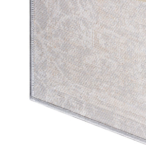 Gray 4' x 4' Aberdeen Octagon Area Rug 60% Polypropylene & 40% Polyester Living Dining Office Room Carpet for Sale at Rug Engine