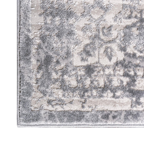 Gray 5' 3 x 5' 3 Aberdeen Square Area Rug 60% Polypropylene & 40% Polyester Living Dining Office Room Carpet for Sale at Rug Engine