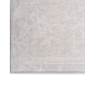 Gray 5' 3 x 5' 3 Aberdeen Square Area Rug 60% Polypropylene & 40% Polyester Living Dining Office Room Carpet for Sale at Rug Engine