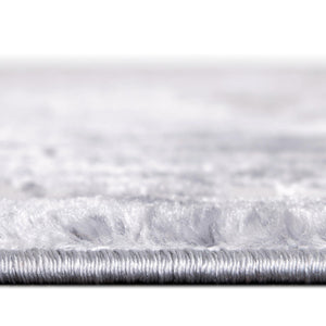 Gray 4' x 6' Aberdeen Oval Area Rug 60% Polypropylene & 40% Polyester Living Dining Office Room Carpet for Sale at Rug Engine