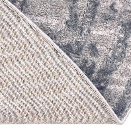 Gray 5' 3 x 8' Aberdeen Oval Area Rug 60% Polypropylene & 40% Polyester Living Dining Office Room Carpet for Sale at Rug Engine