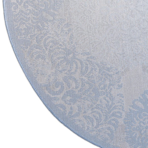 Blue 4' x 6' Aberdeen Oval Area Rug 60% Polypropylene & 40% Polyester Living Dining Office Room Carpet for Sale at Rug Engine