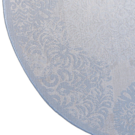 Blue 4' x 6' Aberdeen Oval Area Rug 60% Polypropylene & 40% Polyester Living Dining Office Room Carpet for Sale at Rug Engine