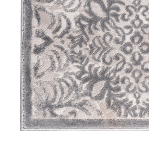 Gray 5' 3 x 5' 3 Aberdeen Square Area Rug 60% Polypropylene & 40% Polyester Living Dining Office Room Carpet for Sale at Rug Engine