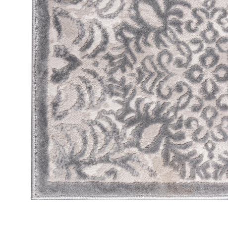 Gray 5' 3 x 5' 3 Aberdeen Square Area Rug 60% Polypropylene & 40% Polyester Living Dining Office Room Carpet for Sale at Rug Engine
