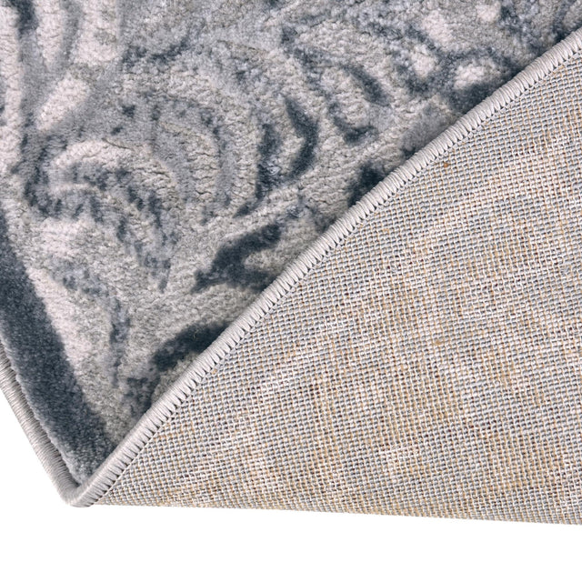 Gray 4' x 6' Aberdeen Oval Area Rug 60% Polypropylene & 40% Polyester Living Dining Office Room Carpet for Sale at Rug Engine
