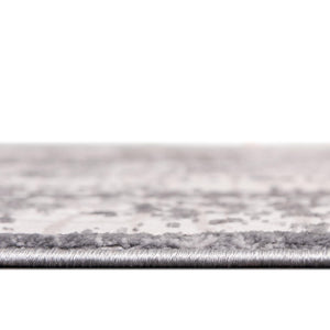 Gray 4' x 4' Aberdeen Octagon Area Rug 60% Polypropylene & 40% Polyester Living Dining Office Room Carpet for Sale at Rug Engine