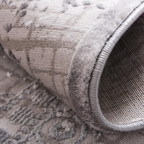 Gray 5' 3 x 5' 3 Aberdeen Octagon Area Rug 60% Polypropylene & 40% Polyester Living Dining Office Room Carpet for Sale at Rug Engine