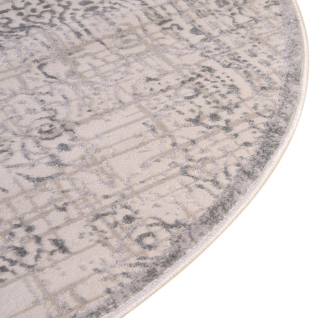 Gray 4' x 6' Aberdeen Oval Area Rug 60% Polypropylene & 40% Polyester Living Dining Office Room Carpet for Sale at Rug Engine
