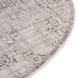 Gray 5' 3 x 8' Aberdeen Oval Area Rug 60% Polypropylene & 40% Polyester Living Dining Office Room Carpet for Sale at Rug Engine