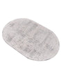 Gray 4' x 6' Aberdeen Oval Area Rug 60% Polypropylene & 40% Polyester Living Dining Office Room Carpet for Sale at Rug Engine