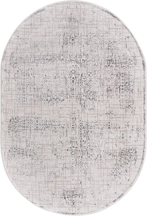 Gray 4' x 6' Aberdeen Oval Area Rug 60% Polypropylene & 40% Polyester Living Dining Office Room Carpet for Sale at Rug Engine