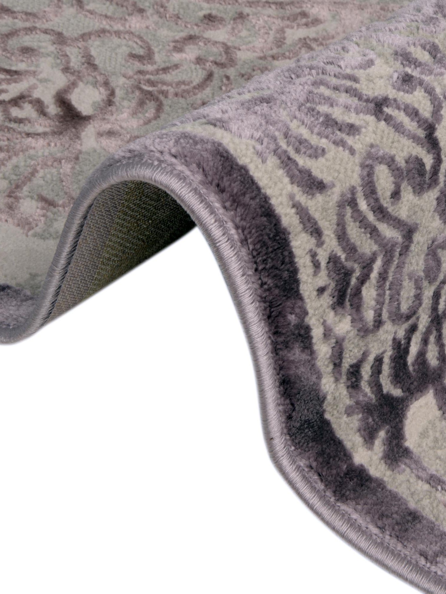Violet 4' x 4' Aberdeen Octagon Area Rug 60% Polypropylene & 40% Polyester Living Dining Office Room Carpet for Sale at Rug Engine