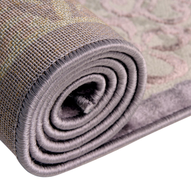 Violet 5' 3 x 8' Aberdeen Oval Area Rug 60% Polypropylene & 40% Polyester Living Dining Office Room Carpet for Sale at Rug Engine