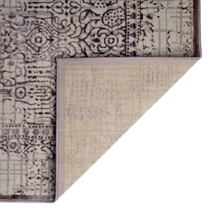 Violet 5' 3 x 5' 3 Aberdeen Octagon Area Rug 60% Polypropylene & 40% Polyester Living Dining Office Room Carpet for Sale at Rug Engine