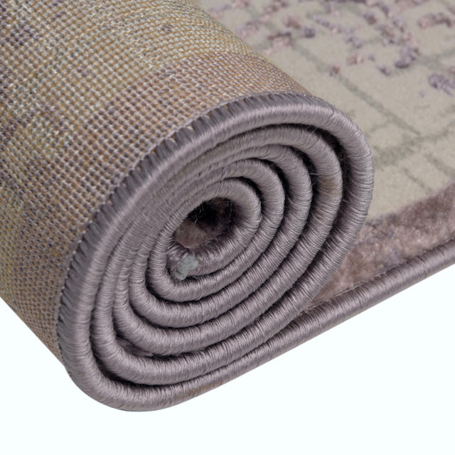 Violet 5' 3 x 5' 3 Aberdeen Octagon Area Rug 60% Polypropylene & 40% Polyester Living Dining Office Room Carpet for Sale at Rug Engine