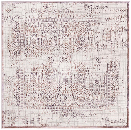 Violet 5' 3 x 5' 3 Aberdeen Square Area Rug 60% Polypropylene & 40% Polyester Living Dining Office Room Carpet for Sale at Rug Engine