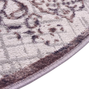 Violet 5' 3 x 8' Aberdeen Oval Area Rug 60% Polypropylene & 40% Polyester Living Dining Office Room Carpet for Sale at Rug Engine