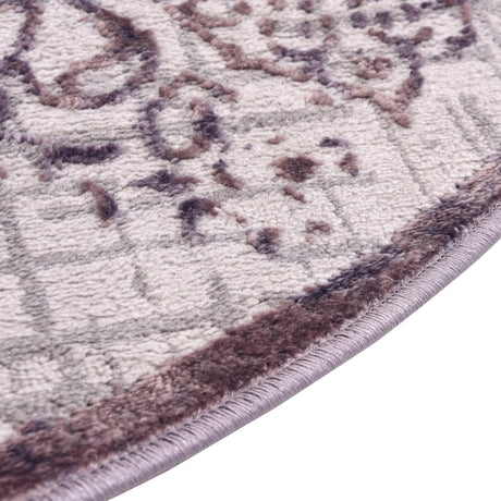 Violet 5' 3 x 8' Aberdeen Oval Area Rug 60% Polypropylene & 40% Polyester Living Dining Office Room Carpet for Sale at Rug Engine