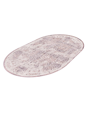 Violet 4' x 6' Aberdeen Oval Area Rug 60% Polypropylene & 40% Polyester Living Dining Office Room Carpet for Sale at Rug Engine