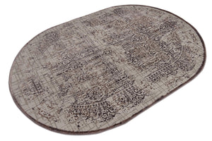 Violet 4' x 6' Aberdeen Oval Area Rug 60% Polypropylene & 40% Polyester Living Dining Office Room Carpet for Sale at Rug Engine