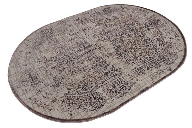 Violet 4' x 6' Aberdeen Oval Area Rug 60% Polypropylene & 40% Polyester Living Dining Office Room Carpet for Sale at Rug Engine