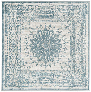 Light Blue 5' 3 x 5' 3 Aberdeen Square Area Rug 60% Polypropylene & 40% Polyester Living Dining Office Room Carpet for Sale at Rug Engine