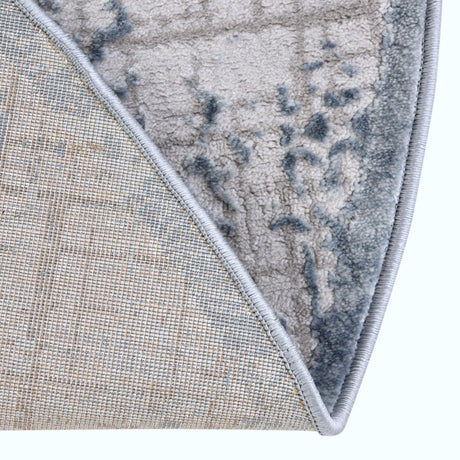 Blue 5' 3 x 8' Aberdeen Oval Area Rug 60% Polypropylene & 40% Polyester Living Dining Office Room Carpet for Sale at Rug Engine